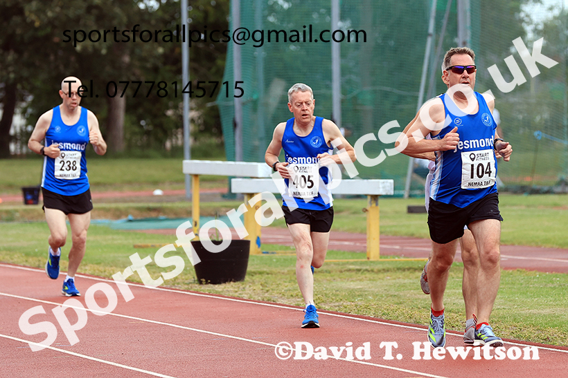 5000 metres, 2025 NEMAA Track and Field, Monkton. Photo: David T. Hewitson/Sports for All Pics